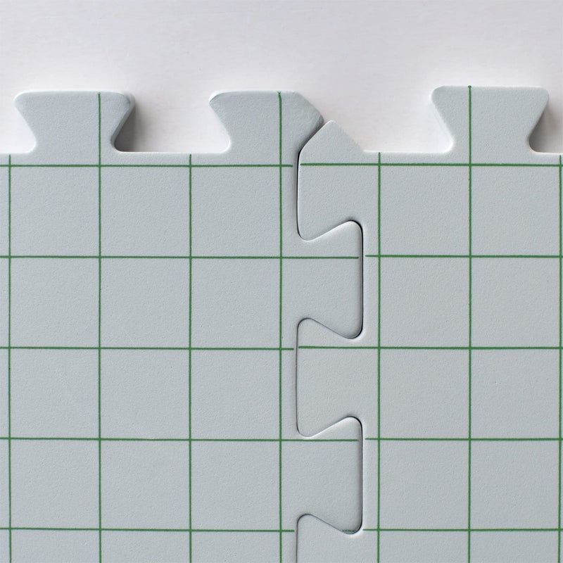 Boye Interlocking Needlepoint, Knitting, and Crochet Blocking Boards, 12'' W x 12'' L, White, 4 Pc - Image 4