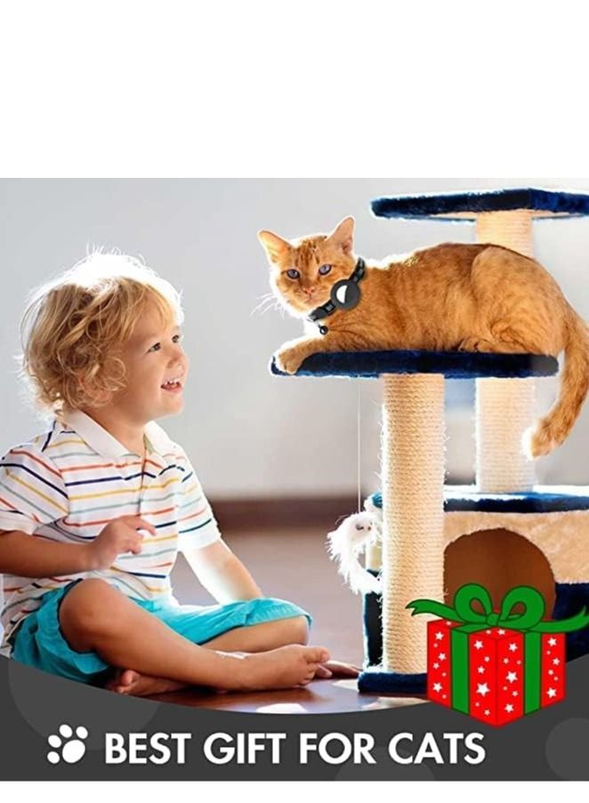 كول بيبي coolbaby القط الياقات ، الياقات القط مع الجرس و زر الأمان ، 3 / 8 بوصة واسعة ، مع دعم للماء الياقات العاكسة ، متوافق مع القط والكلب ، 1 ، أسود . - Image 4