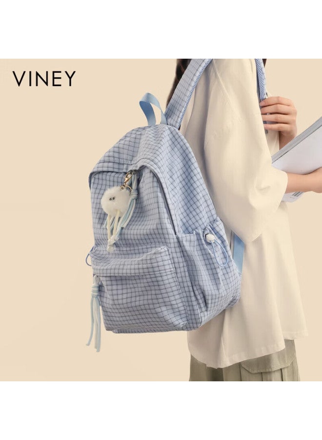 Viney Women's Backpack High-value Student Middle And High School Schoolbag Lightweight Travel Backpack Birthday Gift For Girlfriend - Image 3