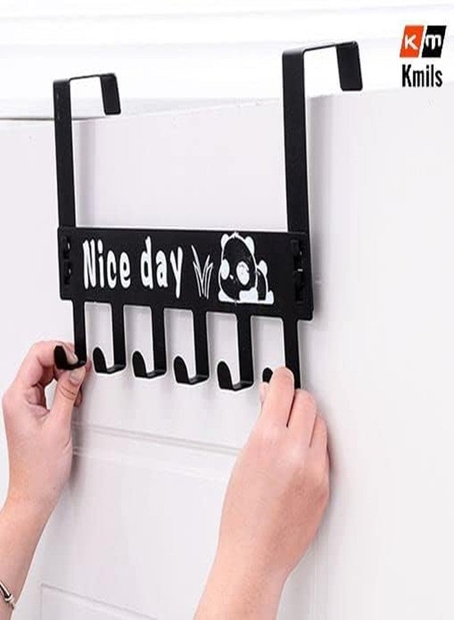 Kmils Door Hanger for Clothes Without Drill, Over The Door Hook Hanger, Door Hooks for Clothes, Cloth Hanging Hooks for Door, Door Hangers (Pack of 2) - Image 4