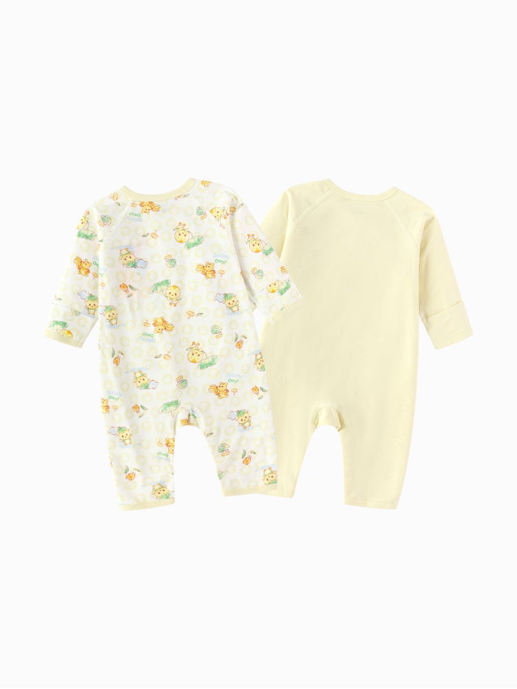 Balabala Unisex Set Of Two Wrap Style Bodysuits - Image 2