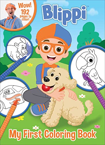 Blippi My First Coloring Book 