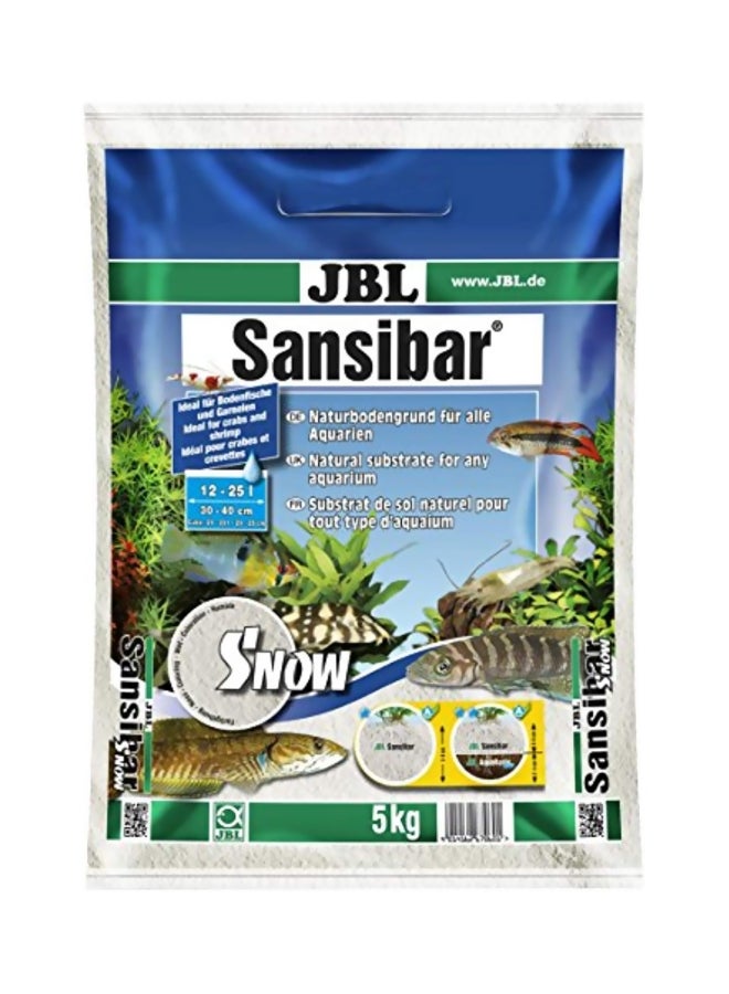 JBL Sansibar Substrate For Freshwater And Saltwater Aquariums Snow White 5kg - Image 1