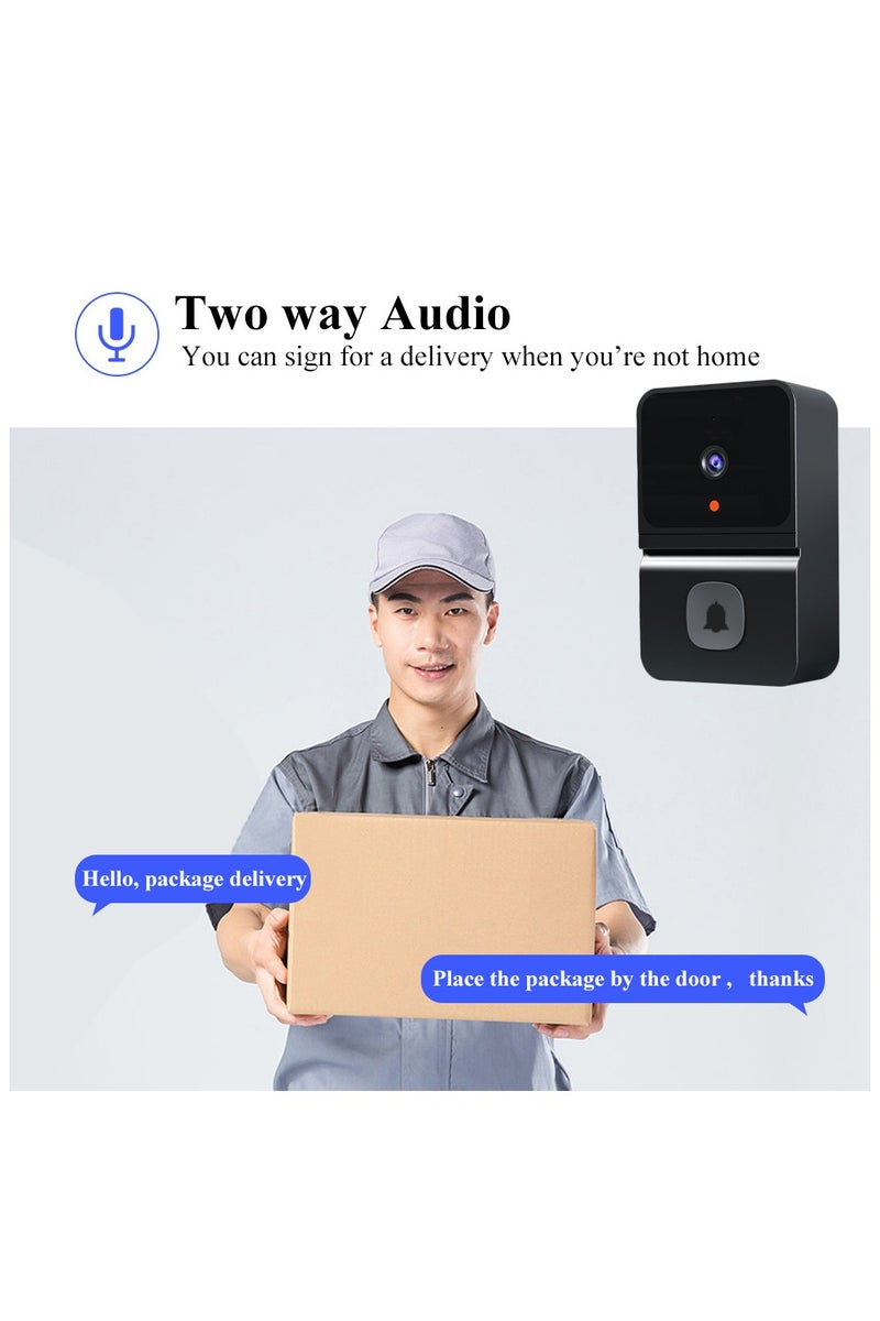 VIVP 1080P HD Video Doorbell with Wide Angle Lens, Night Vision, 2 Way Audio, Remote Video Call Doorbell Camera with Chime for Home Security and Outdoor Use - Image 3