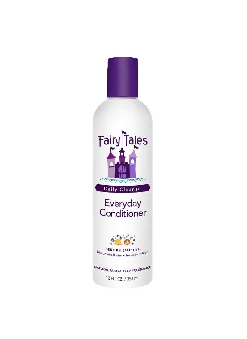 Fairy Tales Fairy Tales Daily Cleanse Everyday Kids Conditioner - Gentle Natural Defining Conditioner, Tangle Free, Moisturizing and Hydrating Formula, Clean and Natural Ingredients - Paraben Free - 12 oz. 