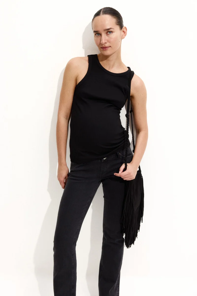 H&M MAMA Slim Flared Jeans