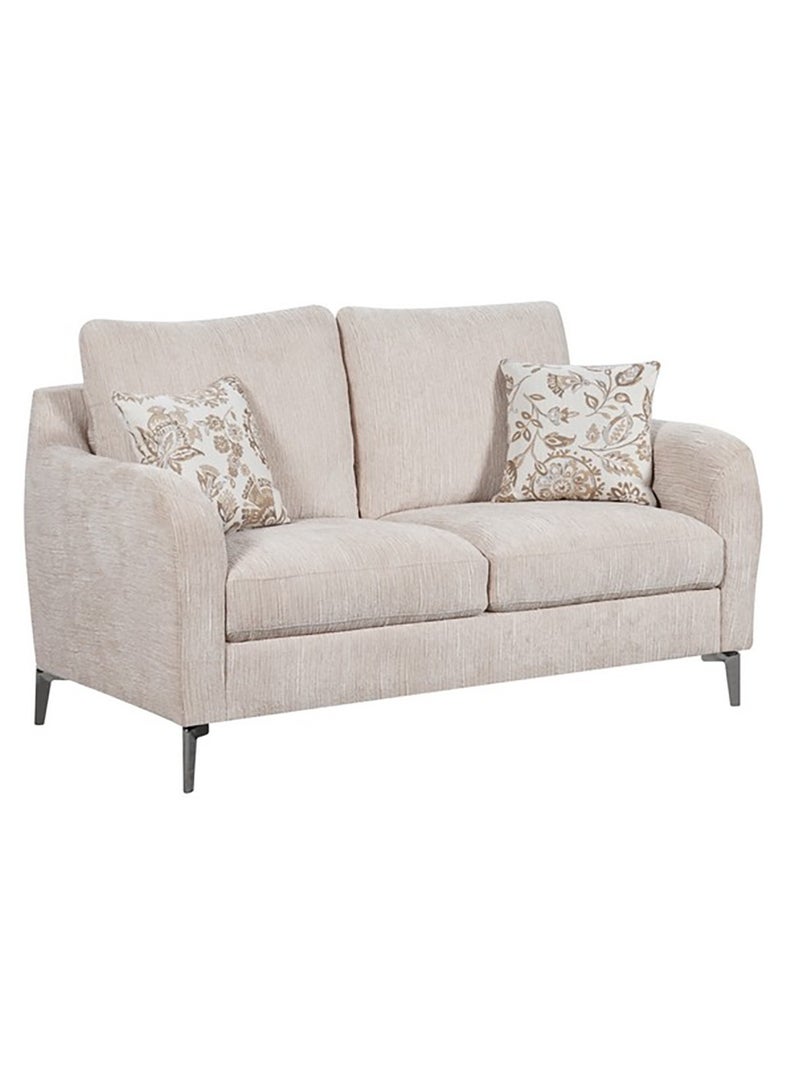 Royaloak Weston Fabric 2 Seater Sofa | Metal Frame Support | Fabric Upholstery | Sofa 2 Seater | Durable & Long-lasting | Comfortable Seating Space - Image 2