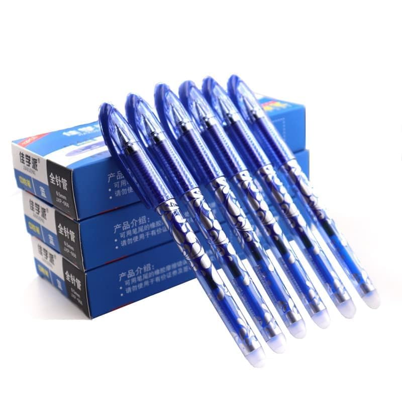 ARROLLIANT Blue Ink Erasable Gel Pen Set with attached Magic Wipe Eraser Gel Pen 0.35mm Pack of (8) - Image 1