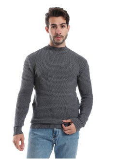 Wool Mens Pullover With Round Neck