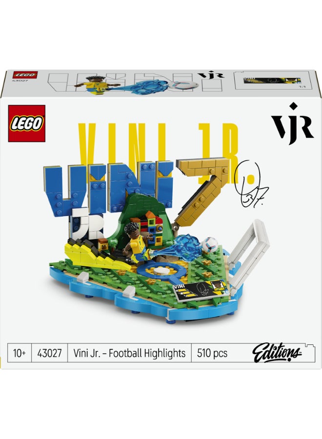 LEGO Editions Vini Jr. Soccer Highlights 43027 Building Set (510 Pieces) - Image 2
