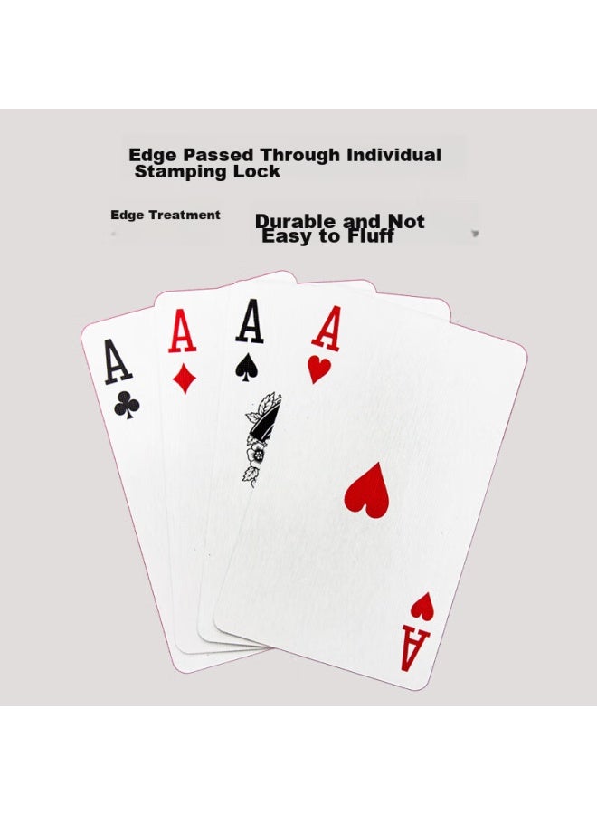Bin Wang Bingwang Guandan Special Playing Cards, Three-layer Thickened Anti-peeping Cards, High-end Guandan Entertainment Playing Cards, Red 10 Decks, 2033  - Image 5