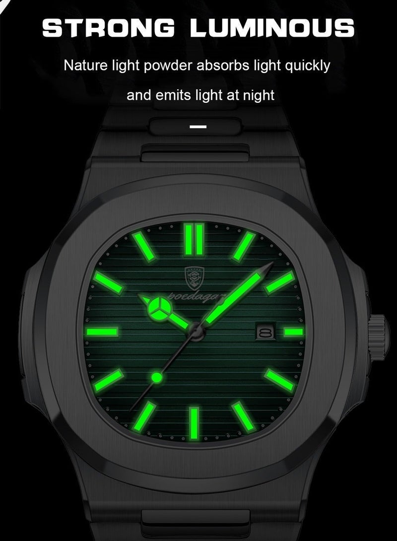 POEDAGAR Man Watch Waterproof Luminous Men's Watch Quartz-40.5mm - Image 4