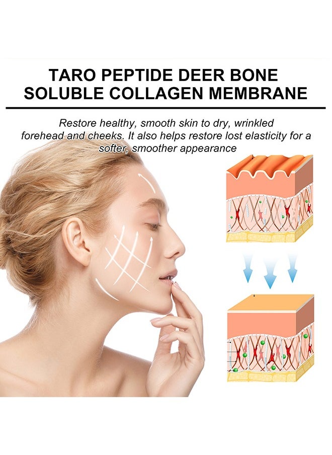 EELHOE - Forehead Wrinkle Patch 10Pcs - Smooths Fine Lines & Wrinkles, Anti-Wrinkle Patches, Contains Hydrolyzed Collagen, Vitamin E, Anti-Wrinkle Patches, Forehead Wrinkle Treatment - Image 1
