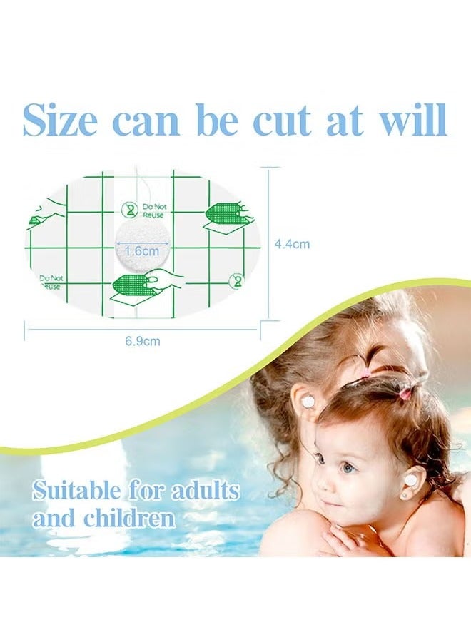 Sefudun Waterproof Ear Protector Cover 60 Pcs, Disposable Waterproof Ear Protectors for Bath and Swinming, Soft Cotton Ear Covers for Ear Protection from Water, Waterproof Ear Covers - Image 4