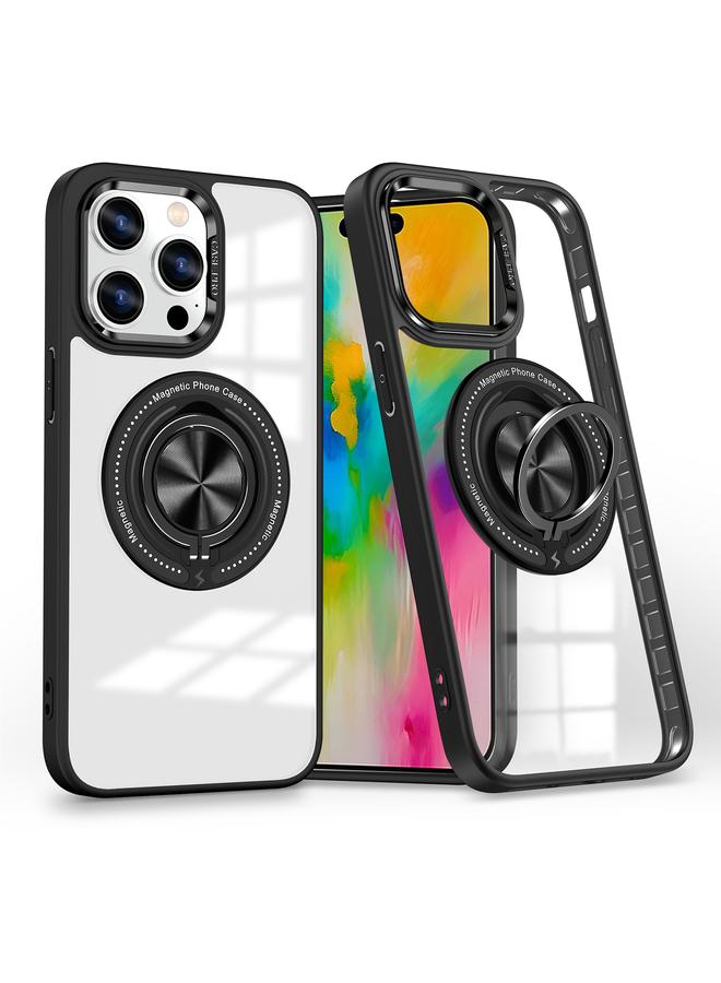 اس-توب جراب لهاتف iPhone 16 Pro مزود بحلقة دوارة مغناطيسية - Image 1