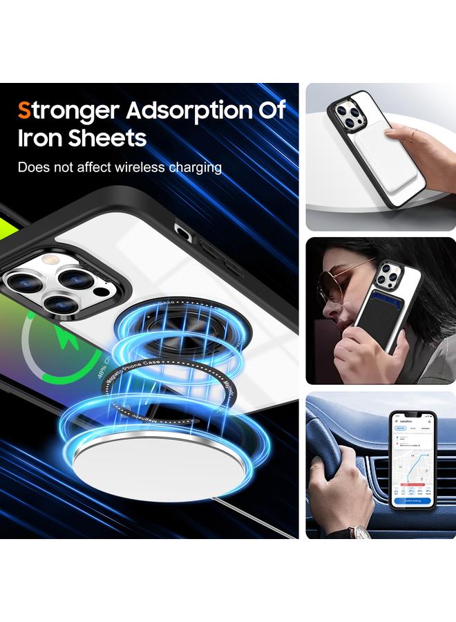 اس-توب جراب لهاتف iPhone 16 Pro مزود بحلقة دوارة مغناطيسية - Image 4