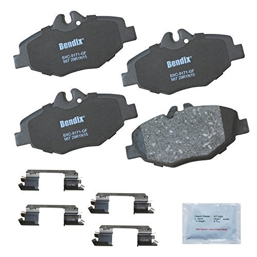 Bendix Priority1 CFC987 Ceramic Front Brake Pads for Mercedes-Benz E280 2009-2008, E320 2009-2003, E350 2009-2006 - Image 1