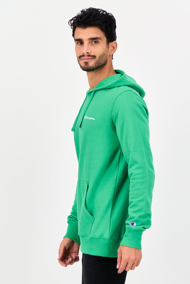 Champion Men Sportswear Fit Long Sleeve Outdoor Hoodie, Green - Image 2