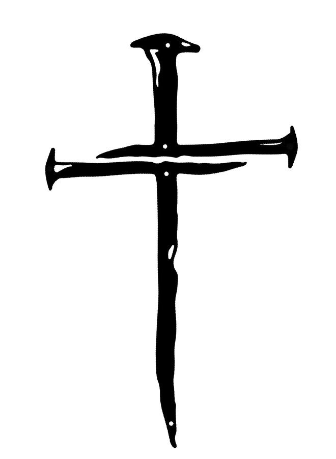 RESACO Wall Cross Jesus Crosses Wall Decor Religious Metal Wall Art Minimalist Decorations for Church Home Office Baptism Decor Gift for a Christian - Image 4