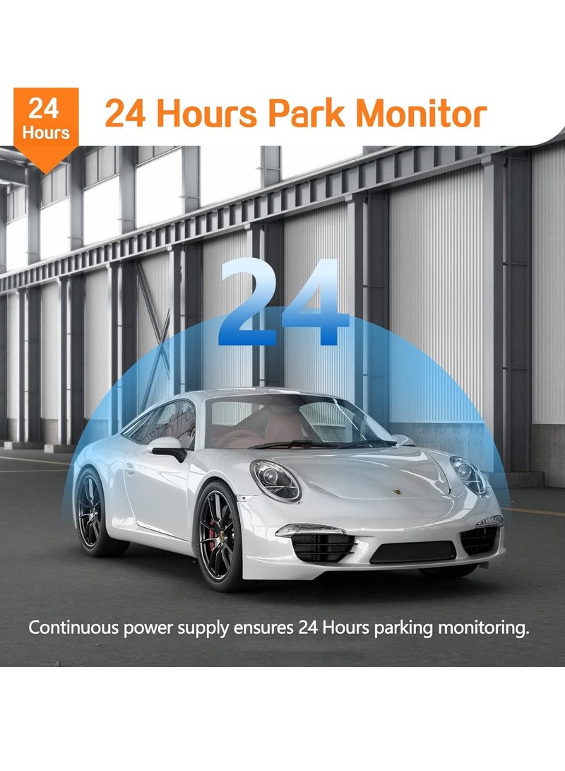 Dash Cam Hard Wire Kit, Strong And Durable Parking Monitor Buck Line, Low Voltage Protection Portable Car Charger Cable Kit For DVRS GPS Recorder, (Mini Bend 2.5A Fuse Set) - Image 3