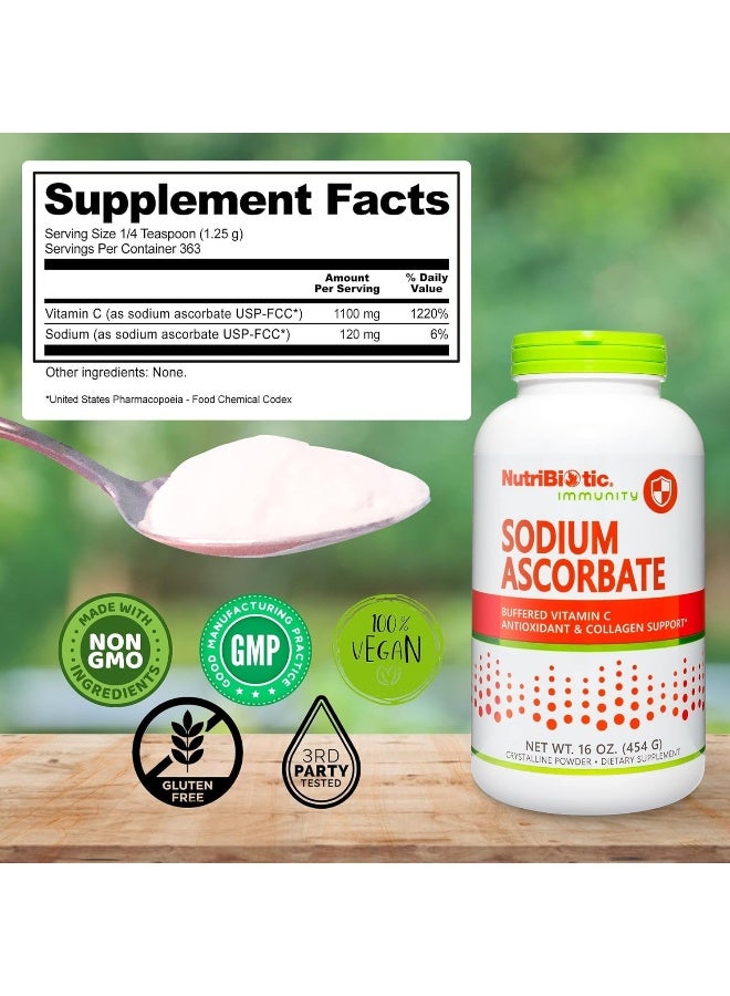 NutriBiotic, Buffered Sodium Ascorbate, Vitamin C, Crystalline Powder, 16 oz (454 g) - Image 5