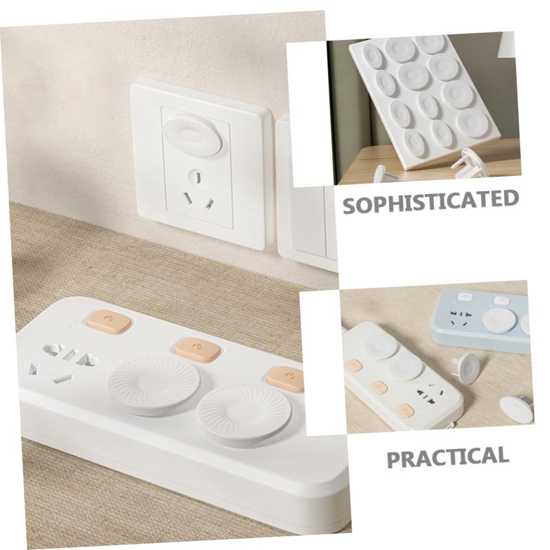 20 Pack White Baby Proof Outlet Covers Child Safety Electrical Socket Protectors For Home Use - Image 3