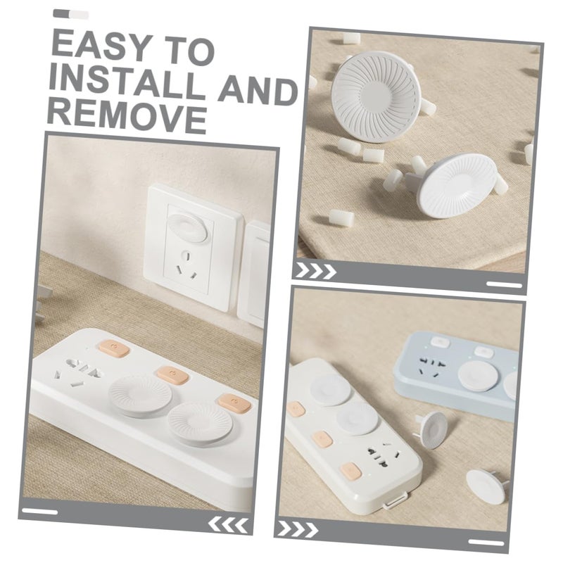 20 Pack White Baby Proof Outlet Covers Child Safety Electrical Socket Protectors For Home Use - Image 4