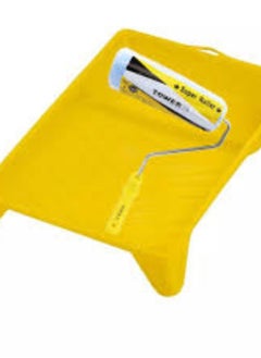 KNP KNP Paint Roller with Paint Tray (4 Inch) is a compact and efficient painting tool ideal for smaller painting tasks and touch-ups.  - Image 3