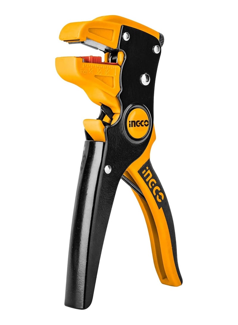 INGCO Wire Stripper, 2 in 1 Cable Wire Stripper with Cutter, 0.5mm~6mm Stripper diameter Wire Stripping Tool for Flat Ribbon Cable Wire Electrical... - Image 1