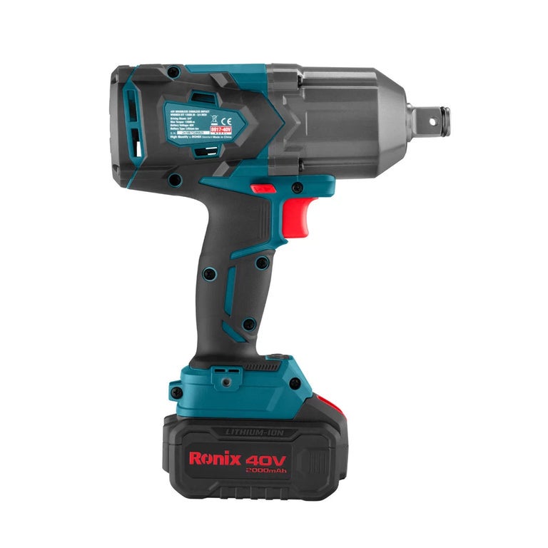 RONIX 40V Brushless Cordless Impact Wrench Kit 1200 N - Model 8917-40V - Image 4