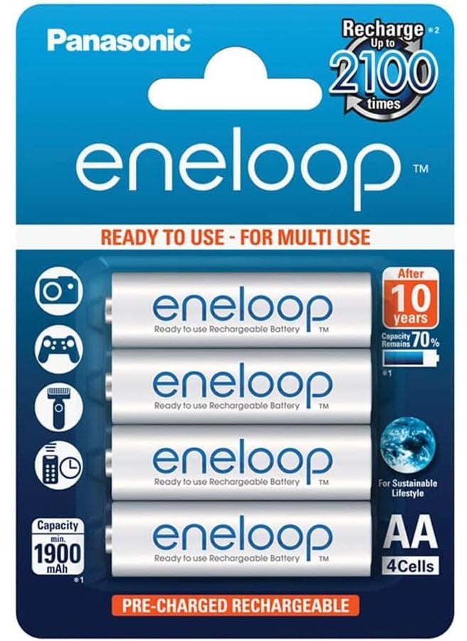 eneloop Panasonic Eneloop 1x4 Mignon AA 1900 mAh  - Image 1