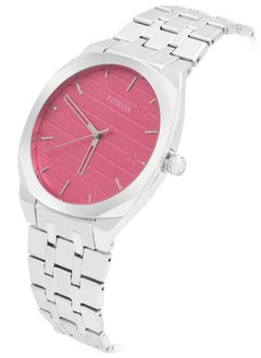 Fitron Fitron Quartz Analog Silver Couple Set Watch For Men and Women  - Image 4