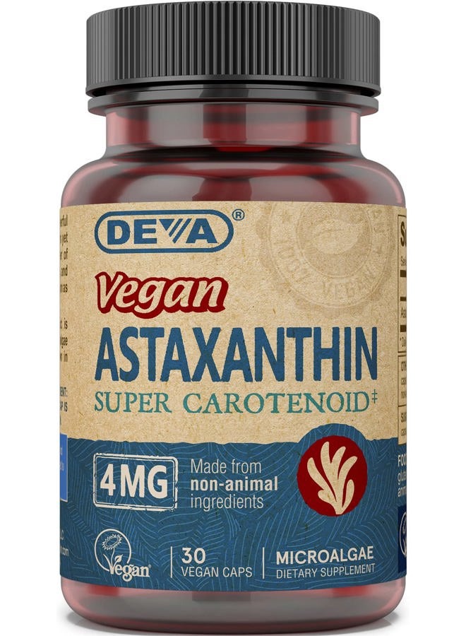 Deva Vegan Astaxanthin Deva Vegan 30 Softgel - Image 1