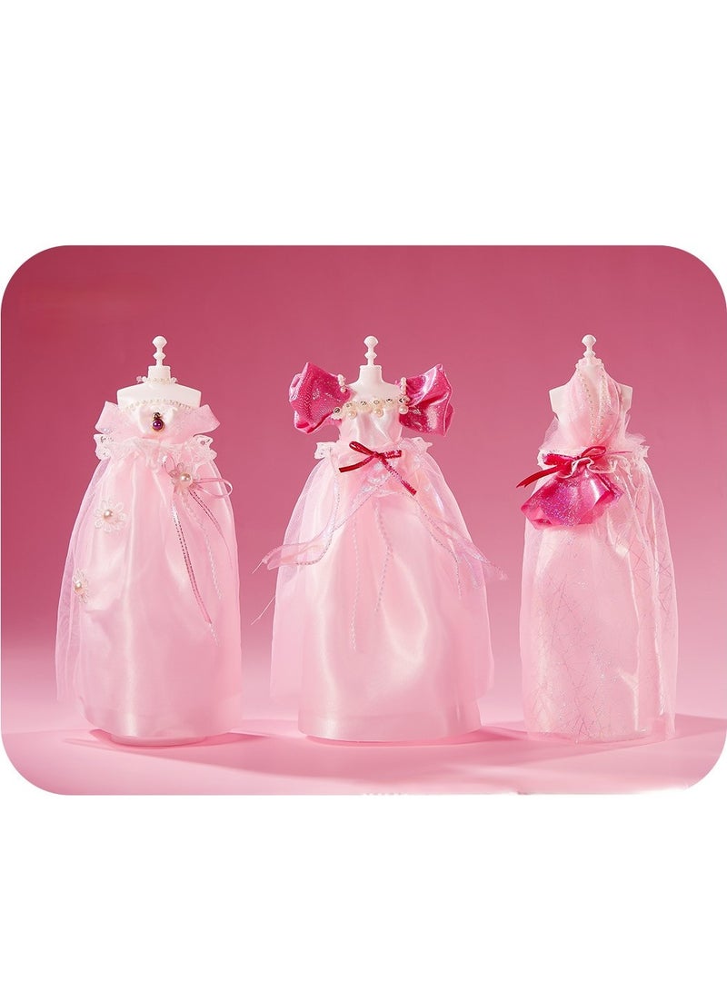 Kids DIY Princess Dress Design Toy Set, Creative Fashion Craft Kit Gift for Girls Ages 3-6  - Image 4