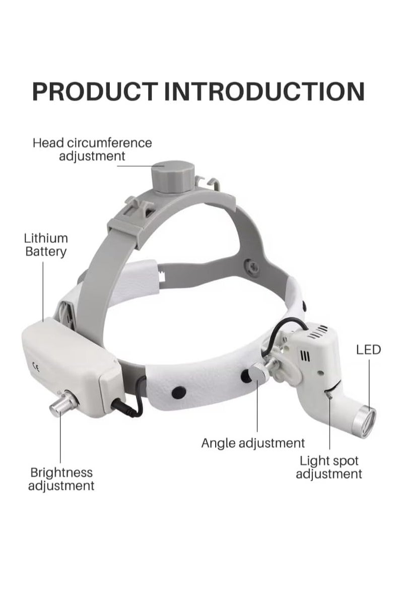 5W LED Head Light Lamp Good Light Spot Converging Lamp for Binocular Loupes Brightness Spot Adjustable - Image 5