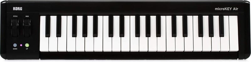 Korg microKEY2-37AIR Bluetooth Wireless + USB MIDI Controller - 37 Key - Black