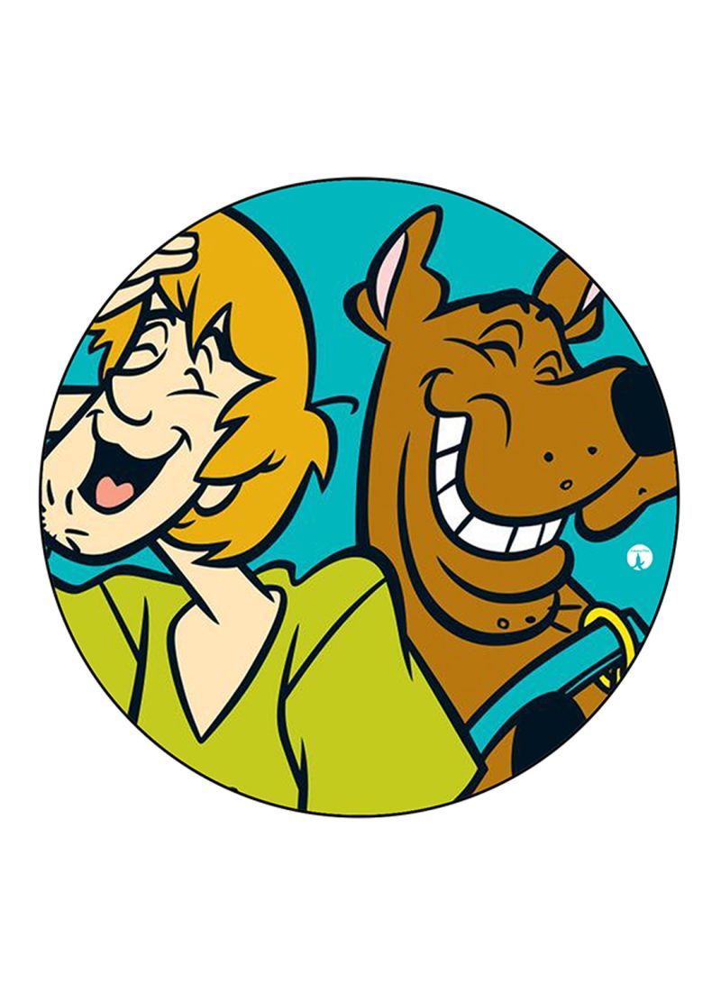 RKN Scoopy Doo Printed Round Pin Badge Multicolour - Image 2