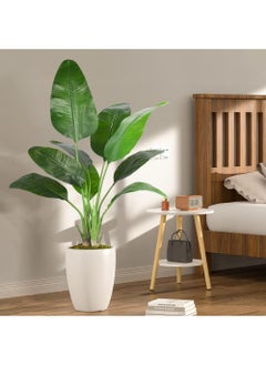 Rock Pow Artificial Tree, Faux Tropical Banana Tree, Handcrafted Artificial Areca Palm Tree With Lifelike Leaf, Realistic Durable Decorative Artificial Trees For Home And Office Decoration.  - Image 2
