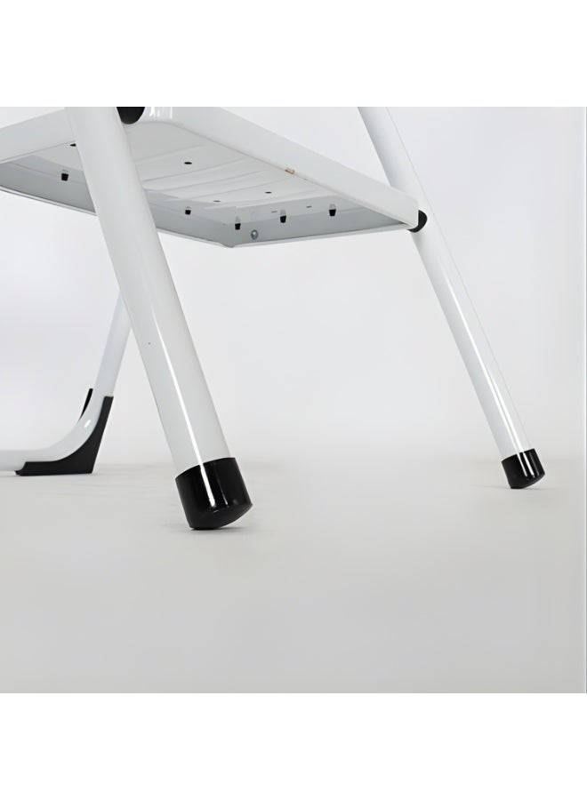 LIBERTI 4-Step Steel Folding Step Ladder with Safety Handrail, Heavy-Duty 150kg Load Capacity, Anti-Slip Wide Steps, Slim Compact Foldable Design, Portable Indoor Step Stool for Home & Kitchen. - Image 4