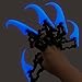 enttgo 3D Printed Halloween Claw Decoration FiveFinger Mobile Toy Suitable for Halloween Parties Cosplay Equipment Glow at Night Blue - Image 2