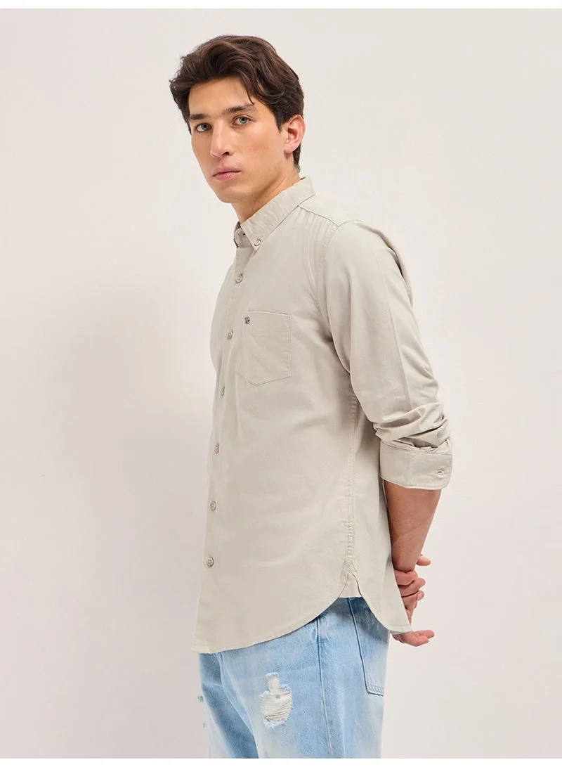 THE BEAR HOUSE  Men’s Long Sleeve Shirt – Classic, Comfortable and Stylish Essential for Work, Travel or Casual Outings for Men | Best Price UAE