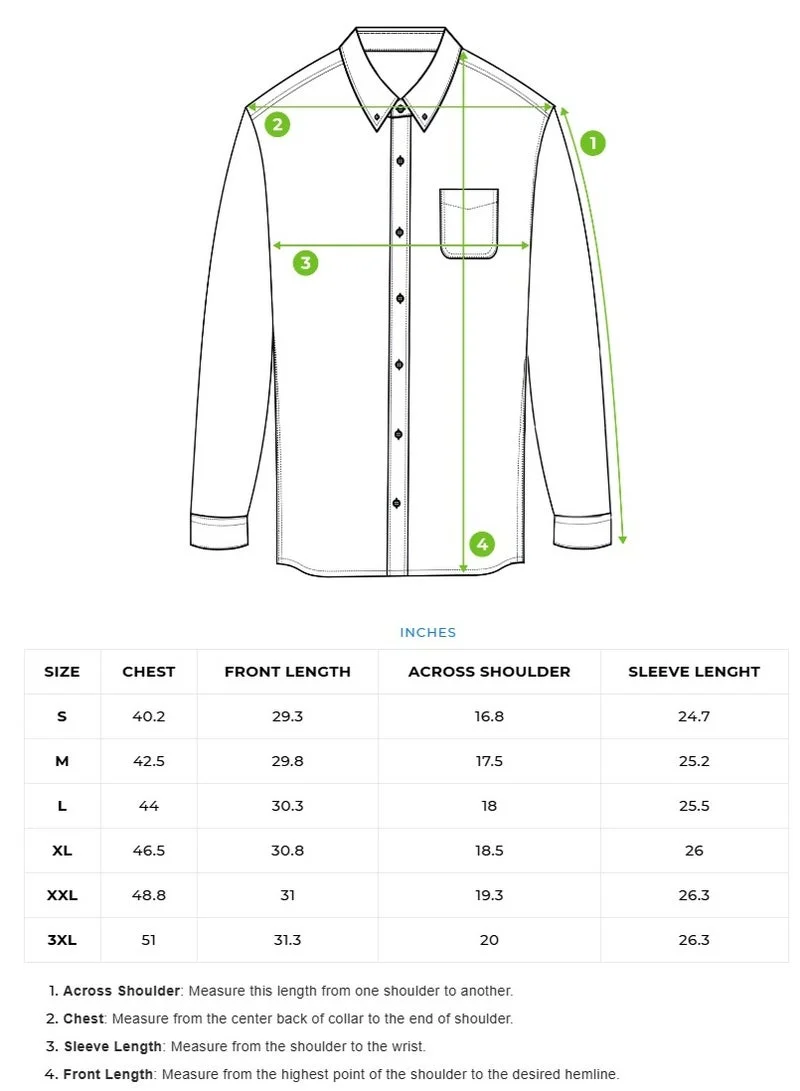 THE BEAR HOUSE  Men’s Long Sleeve Shirt – Classic, Comfortable and Stylish Essential for Work, Travel or Casual Outings for Men | Best Price UAE