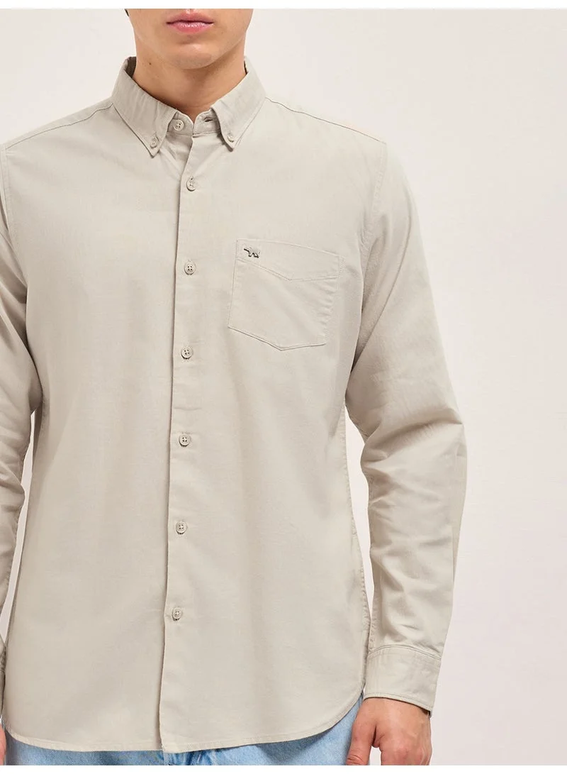 THE BEAR HOUSE  Men’s Long Sleeve Shirt – Classic, Comfortable and Stylish Essential for Work, Travel or Casual Outings for Men | Best Price UAE