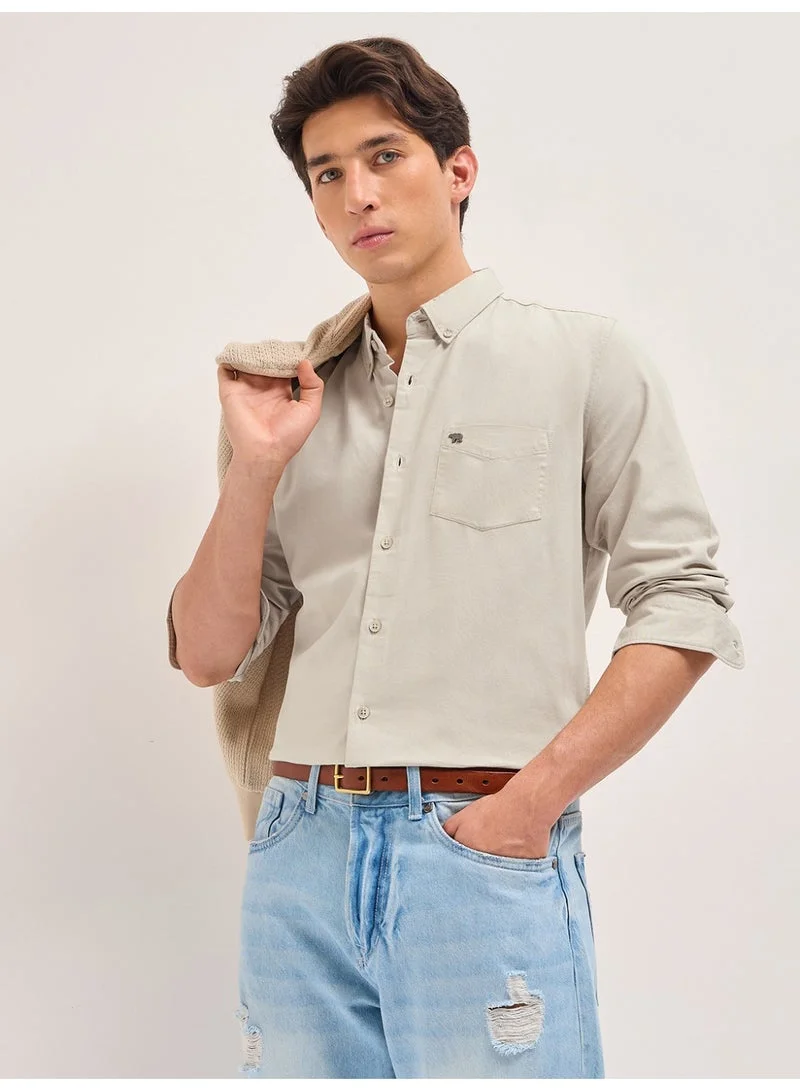 THE BEAR HOUSE  Men’s Long Sleeve Shirt – Classic, Comfortable and Stylish Essential for Work, Travel or Casual Outings for Men | Best Price UAE