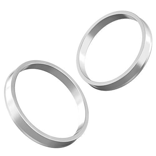 STANCEMAGIC Hubcentric Rings (Pack of 4) - 54.1mm ID to 72.6mm OD - Silver Aluminum Hubrings - Only Fits 54.1mm Vehicle Hubs and 72.6mm Wheel Centerbore - Compatible with Scion Mazda Toyota - Image 5