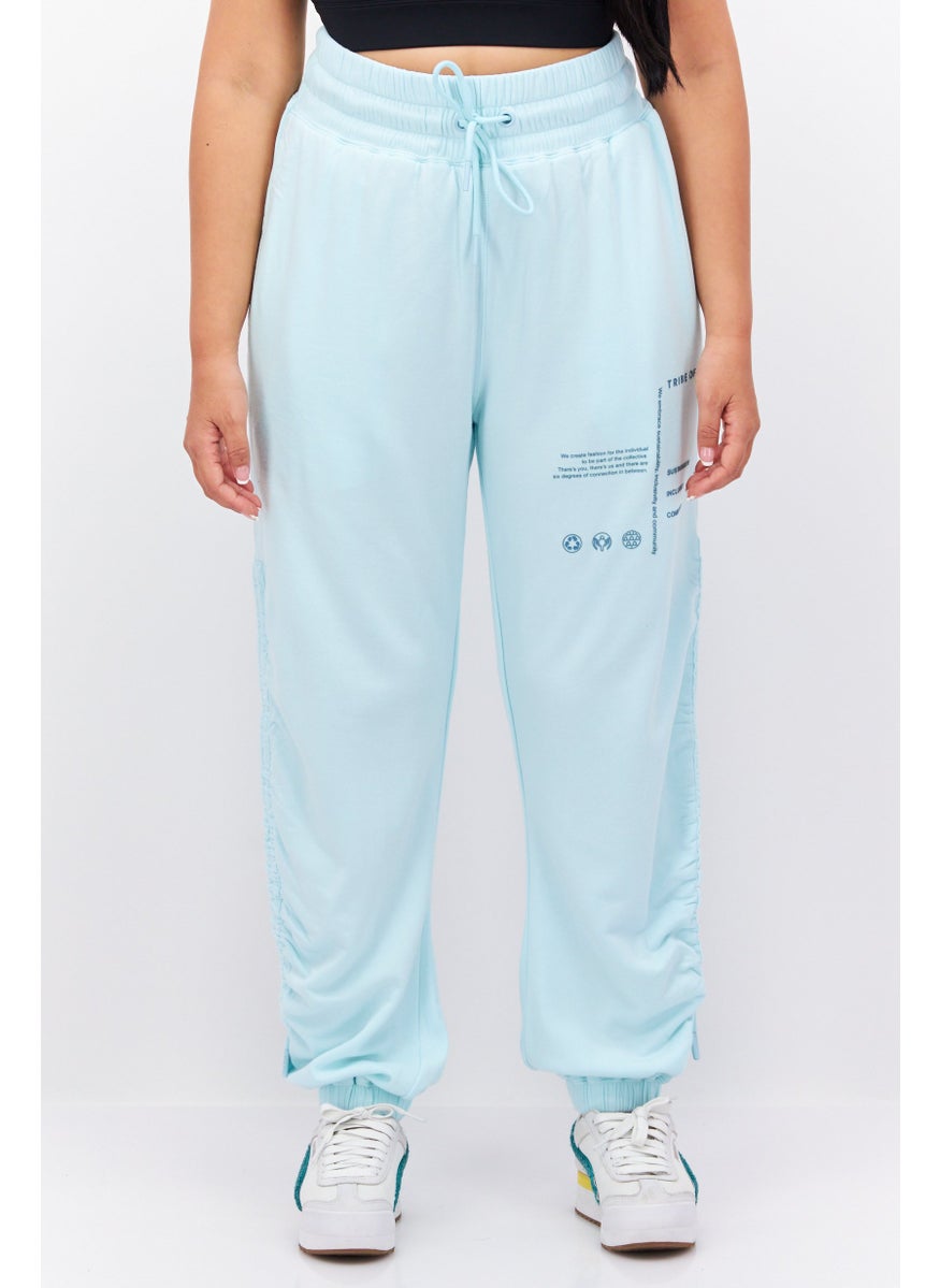 Women Regular Fit Brand Logo Sweatpants, Turquoise - pzsku/Z3387AF33D895323ABDB9Z/45/_/1737642599/1a5b4775-2966-4d8f-a06c-711763db29f9