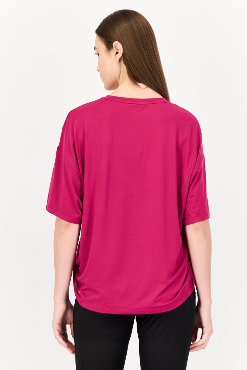 PUMA Women Sportswear Fit Short Sleeves Training T-Shirt, Magenta - Image 3