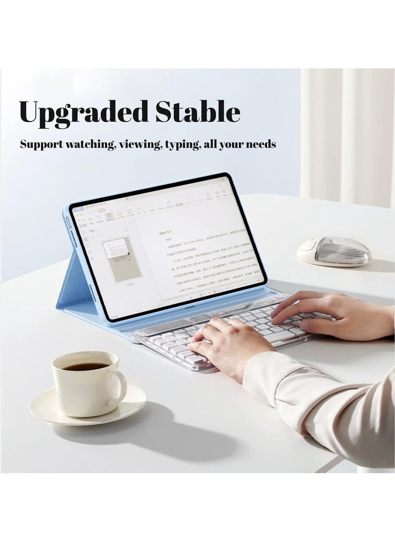 VKL - Heavy Duty Case Case Compatible with Xiaomi Mi Pad 6/6 Pro 2023 11.2 inch,360° Rotating Stand Smart Tablet Cover,Hard PC Back Shell Slim Case Hard Shell Folio Case Cover,Auto Sleep/Wake Tablet Case - Image 1