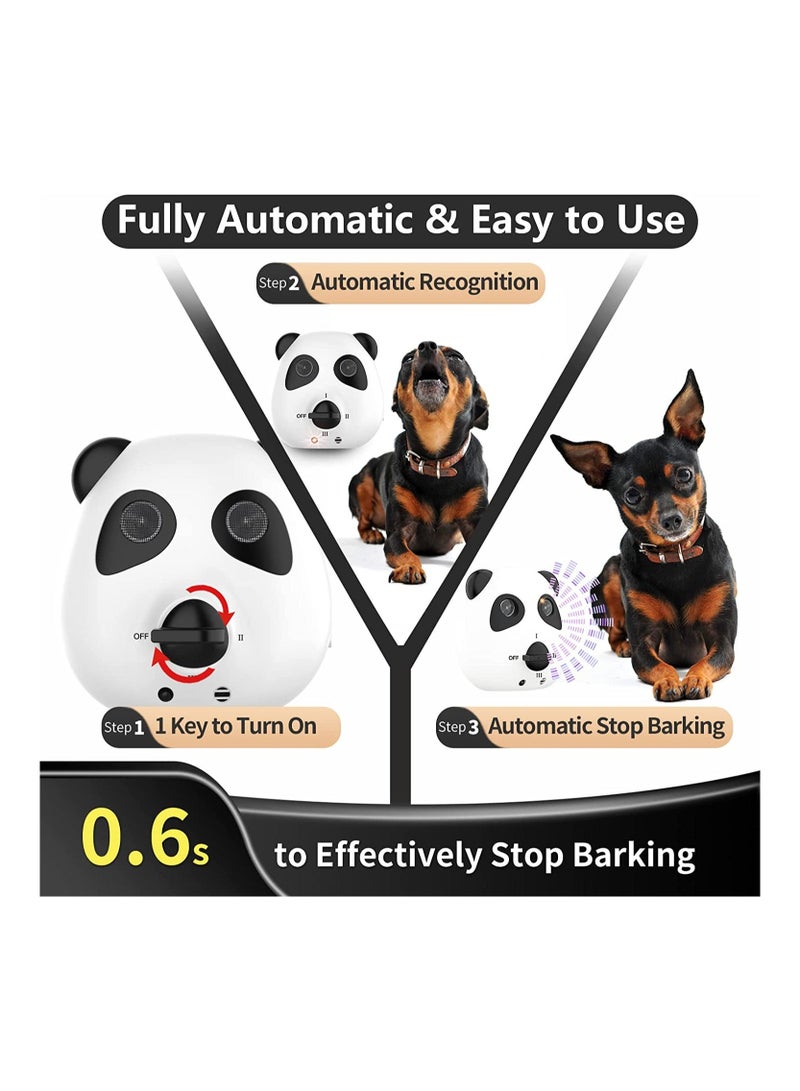 Y&D Ultrasonic Anti Barking Device with Dual Speakers Dog Control Devices Rechargeable Waterproof 3 Gears 55FT Range - Image 4