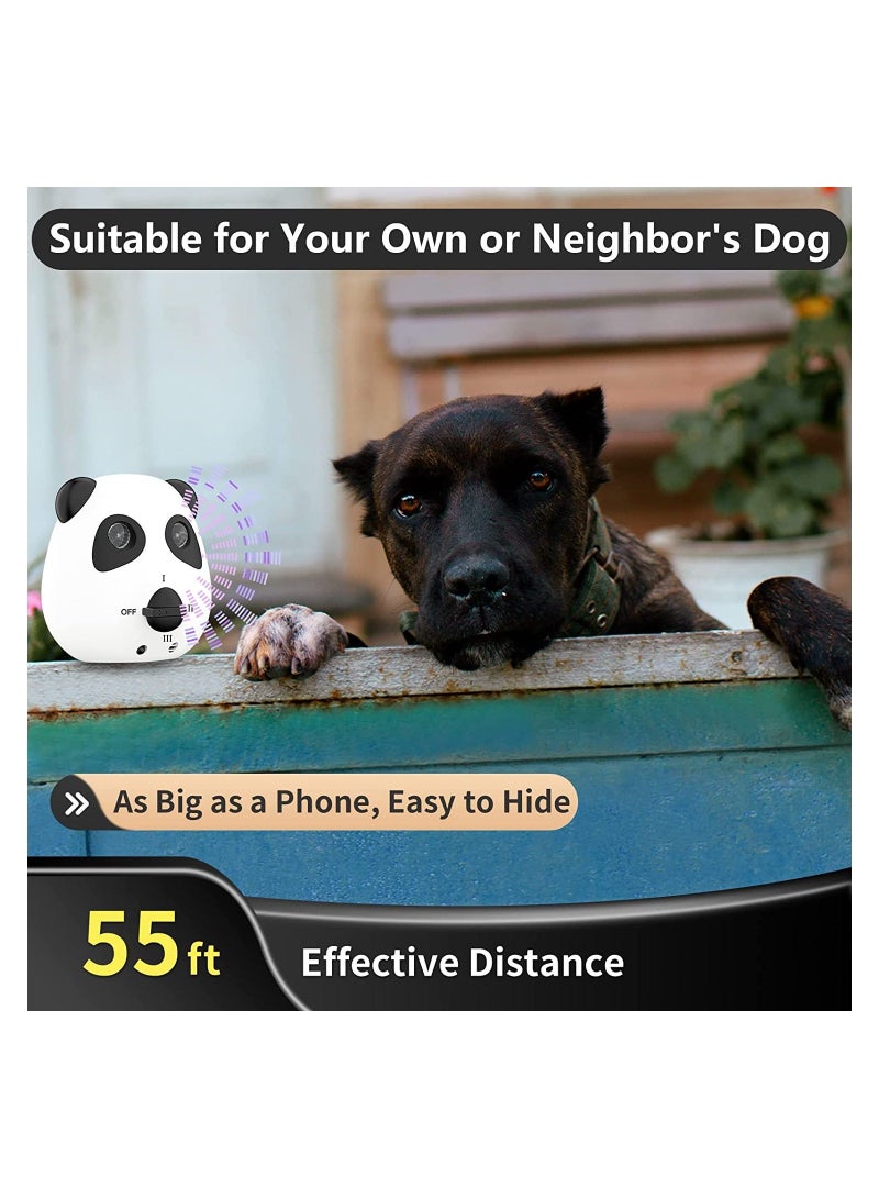 Y&D Ultrasonic Anti Barking Device with Dual Speakers Dog Control Devices Rechargeable Waterproof 3 Gears 55FT Range - Image 5